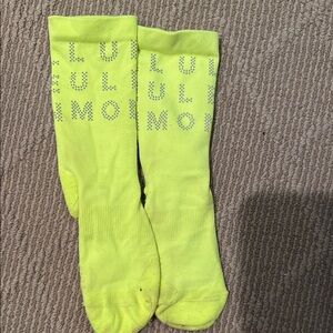 Lululemon Athletica Yellow Athletic Socks